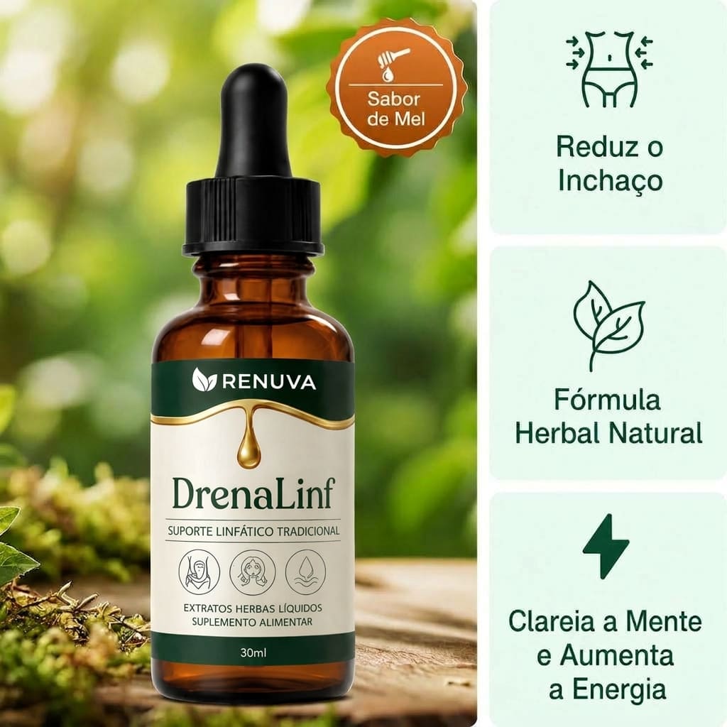 DrenaLinf Gotas de Drenagem Linfática